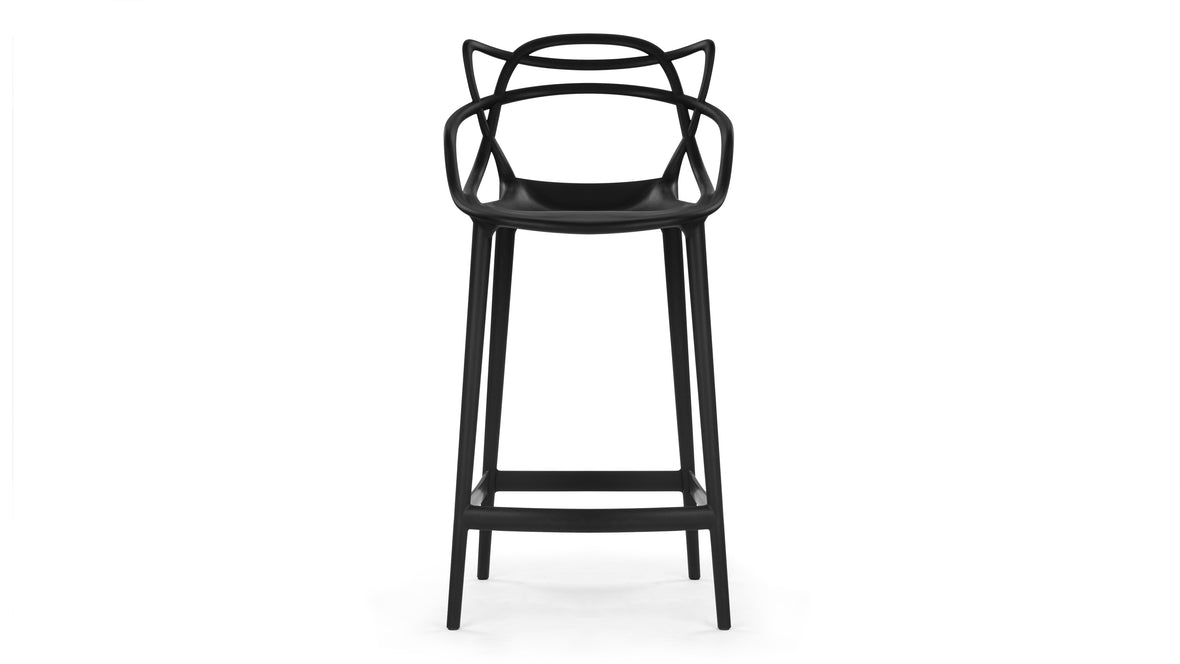 Masters - Masters Counter Stool, Black, 25.5