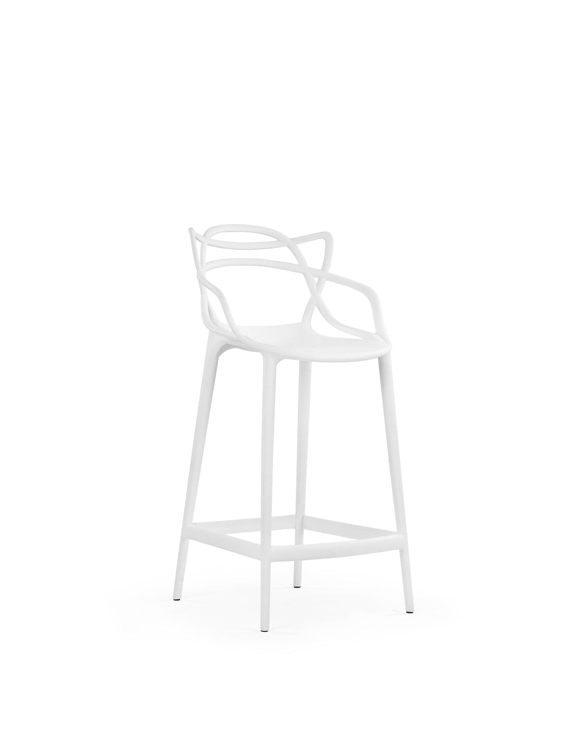 Masters Counter Stool, White – Interior Icons