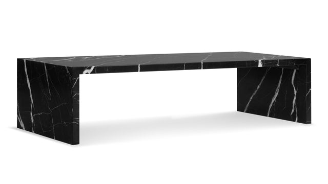 Ares - Ares Coffee Table, Black Nero Marquina Marble