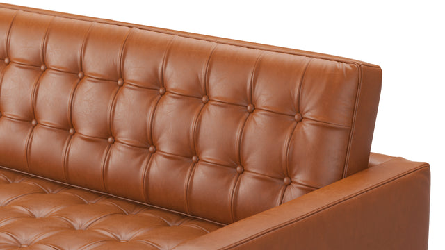 Florence - Florence Three Seater Sofa, Left Chaise, Tan Premium Leather