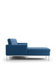 Florence - Florence Three Seater Sofa, Left Chaise, Indigo Blue Wool | FINAL SALE