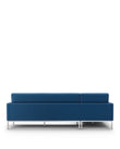 Florence - Florence Three Seater Sofa, Left Chaise, Indigo Blue Wool | FINAL SALE