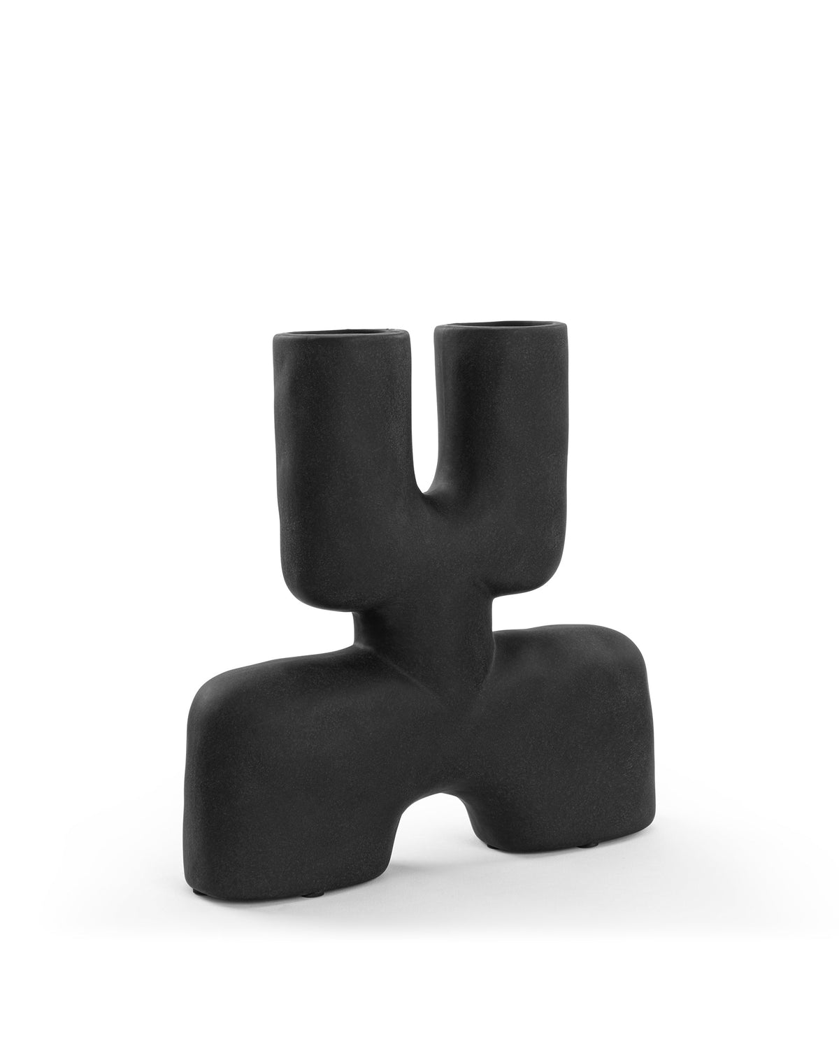 Daan Duo Vase, Mini, Black Ceramic – Interior Icons