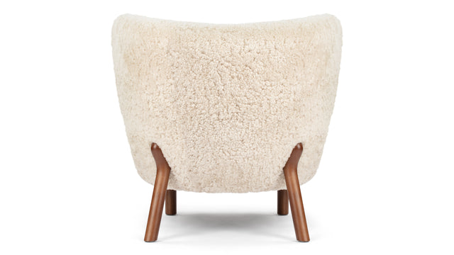 Petra - Petra Chair, Natural Luxe Sheepskin