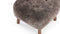 Petra - Petra Ottoman, Frosted Coco Luxe Sheepskin