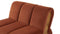 River - River Straight Module, Russet Plush Velvet