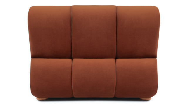 River - River Straight Module, Russet Plush Velvet