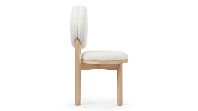 Hanna - Hanna Dining Chair, Pearl Boucle