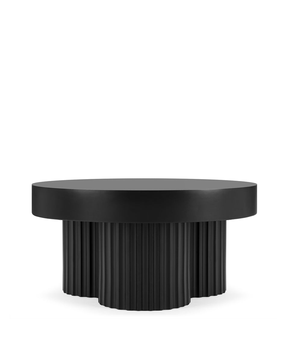 gear coffee table Gear Outdoor Coffee Table, Black Concrete – Interior Icons