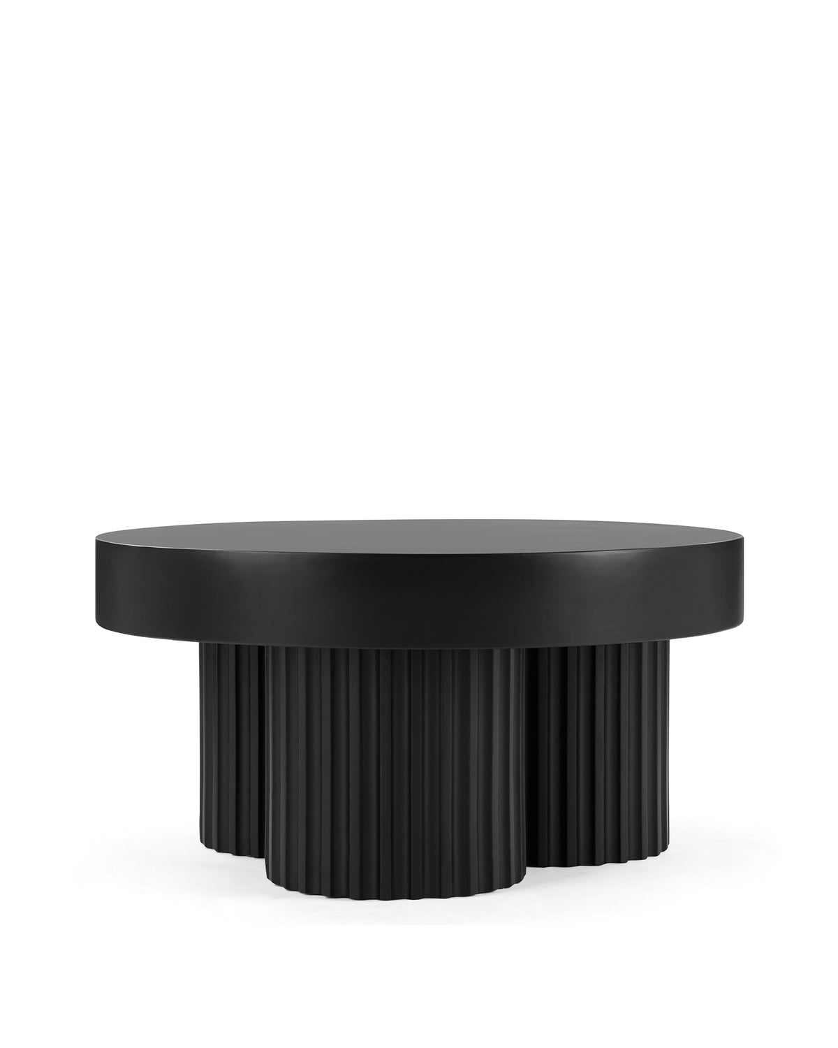 Gear Coffee Table, Black Concrete – Interior Icons