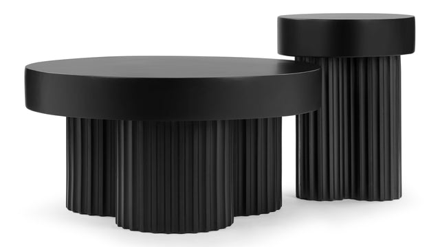 Gear - Gear Side Table, Black Concrete