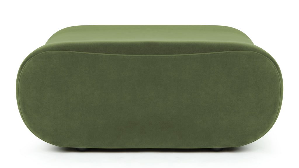 Leo Module, Ottoman, Lichen Plush Velvet | Interior Icons