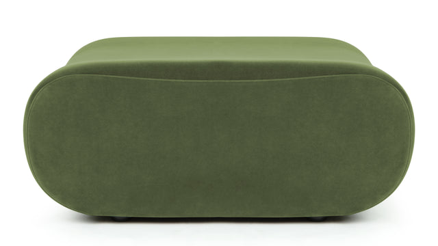 Leo - Leo Module, Ottoman, Lichen Plush Velvet