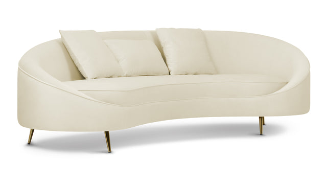 Sofie - Sofie Sofa, Porcelain Velvet