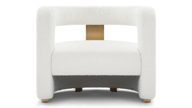 Nola - Nola Lounge Chair, Pearl Boucle