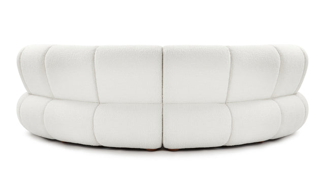 River - River Sectional, Crescent, Pearl Boucle