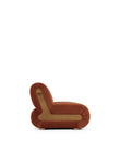 3 Seaters River Sectional, Three Seater Sofa, Russet Plush Velvet