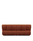 3 Seaters River Sectional, Three Seater Sofa, Russet Plush Velvet