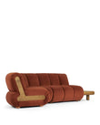 Sectionals River Sectional, Left Corner, Russet Plush Velvet