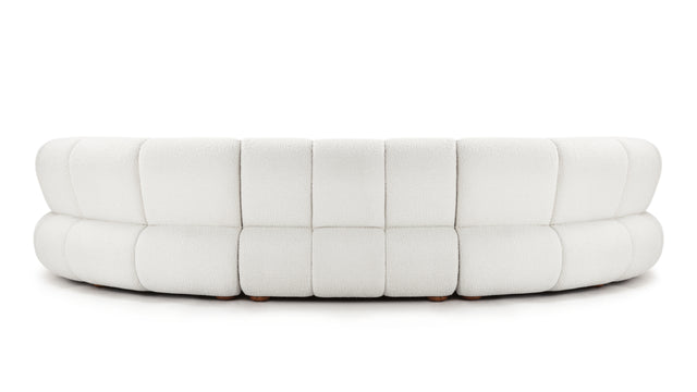 River - River Sectional, Six Seater, Pearl Boucle