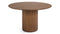 Decelle - Decelle Round Dining Table, Walnut 51in