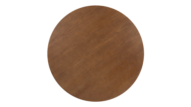 Decelle - Decelle Round Dining Table, Walnut 51in