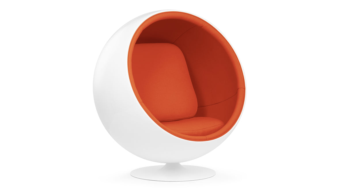 Ball - Ball Chair, Orange Wool