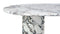 Saga - Saga Oval Dining Table, Modellato Marble, 94in