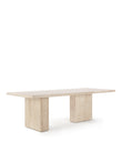 Dining Tables Enzo Dining Table, Travertine, 98in