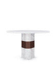 Firelli Round Dining Table, 47in | FINAL SALE