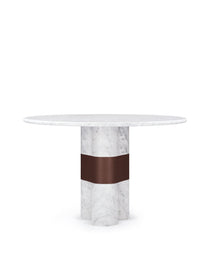 Firelli Round Dining Table, 47in | FINAL SALE