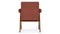 Jeanneret - Jeanneret Upholstered Armchair, Burnt Red Weave