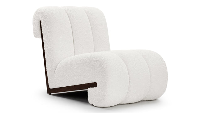 Sienna - Sienna Lounge Chair, Porcelain Boucle