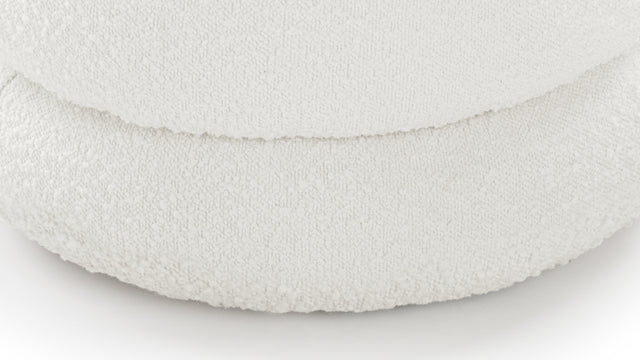 Noa - Noa Ottoman, Medium, Porcelain Boucle