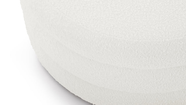 Noa - Noa Ottoman, Large, Porcelain Boucle