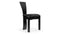 Asuka - Asuka Side Chair, Ink Black Vegan Leather