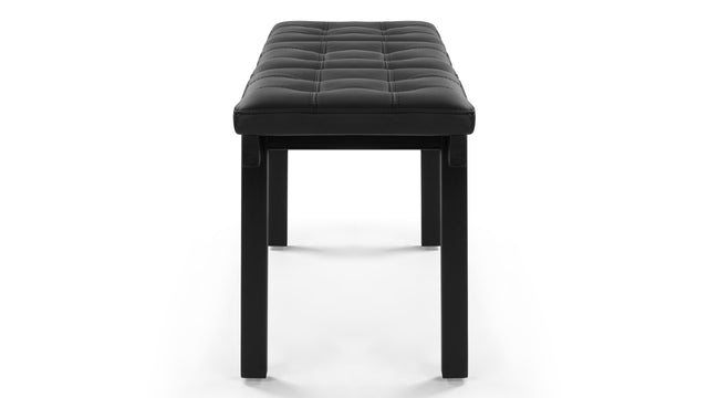 Anders - Anders Bench, Ink Black Vegan Leather