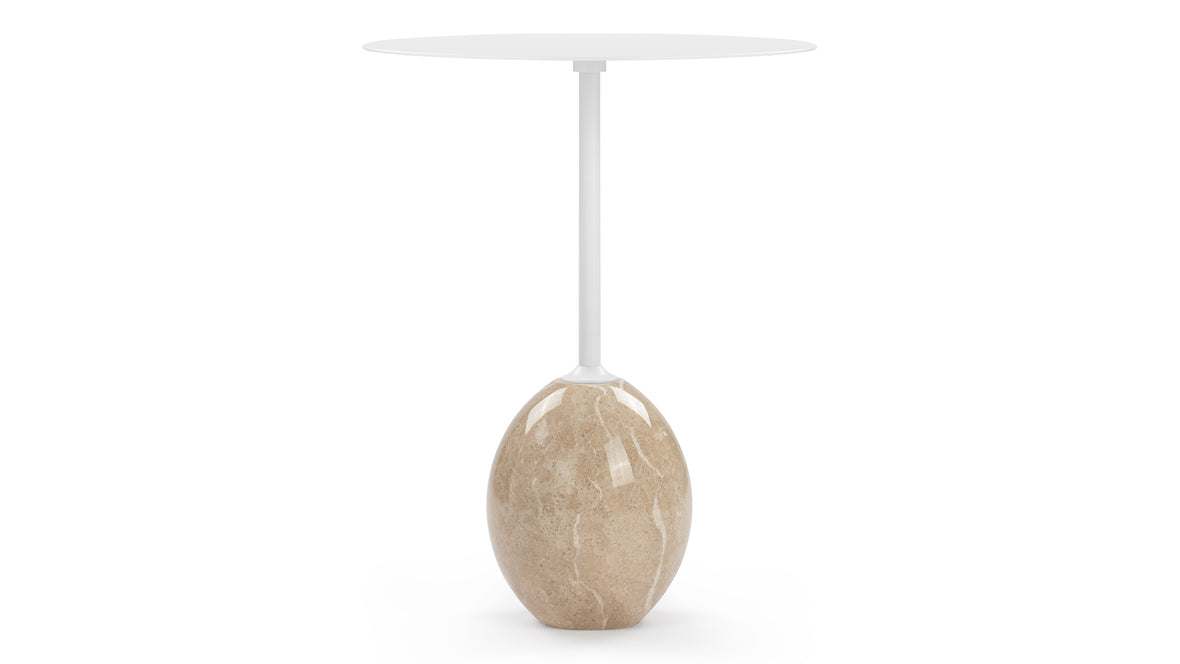 Malmo - Malmo Side Table, Marble