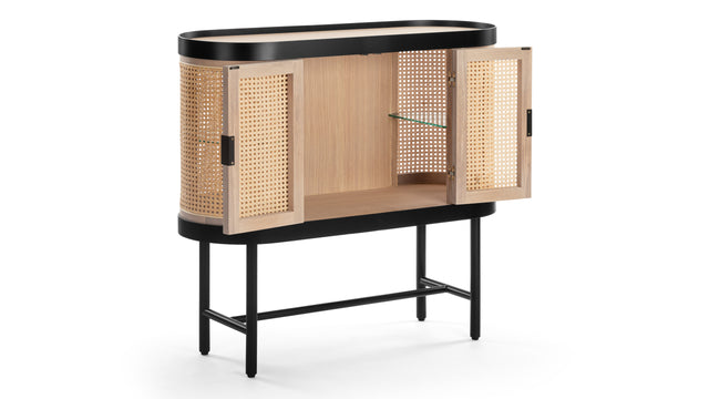 Mika - Mika Cabinet, Natural Rattan