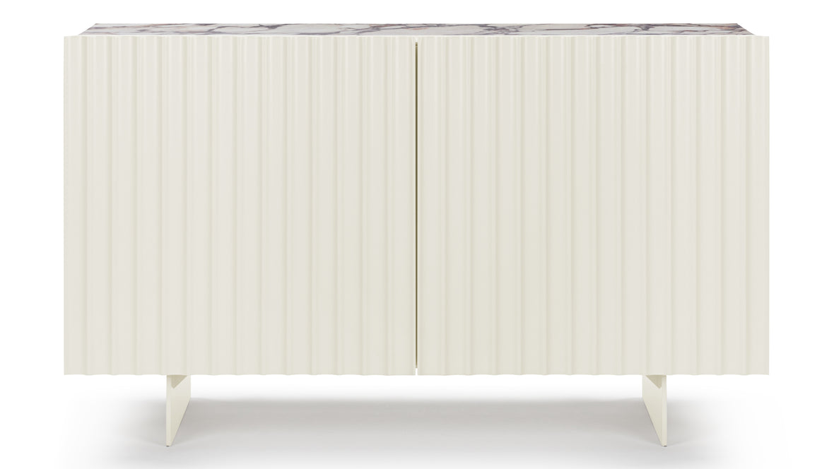 Cece - Cece Small Sideboard, Ivory and Ceramic