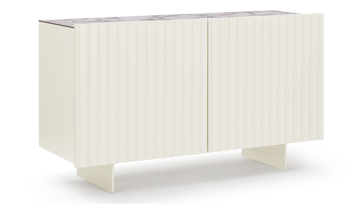 Cece - Cece Small Sideboard, Ivory and Ceramic