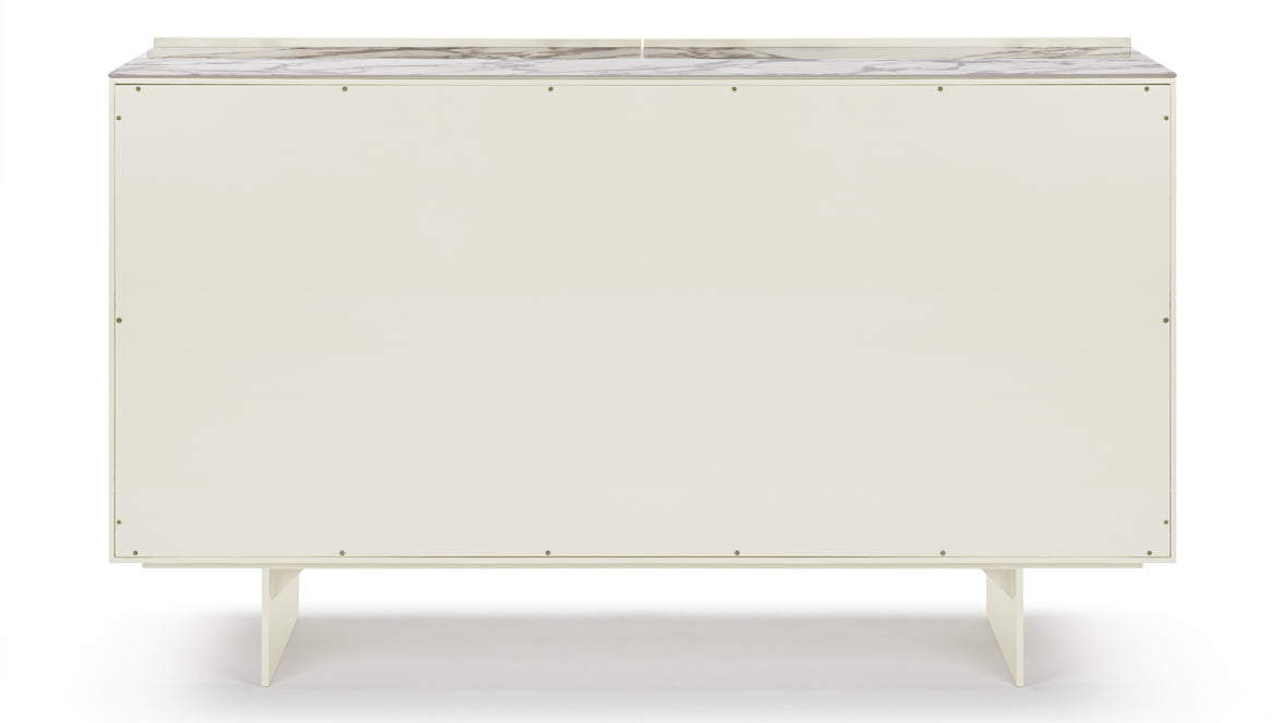 Cece - Cece Small Sideboard, Ivory and Ceramic