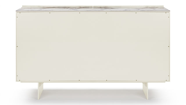 Cece - Cece Small Sideboard, Ivory and Ceramic