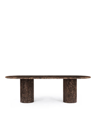 Saturn Oval Dining Table, 98in