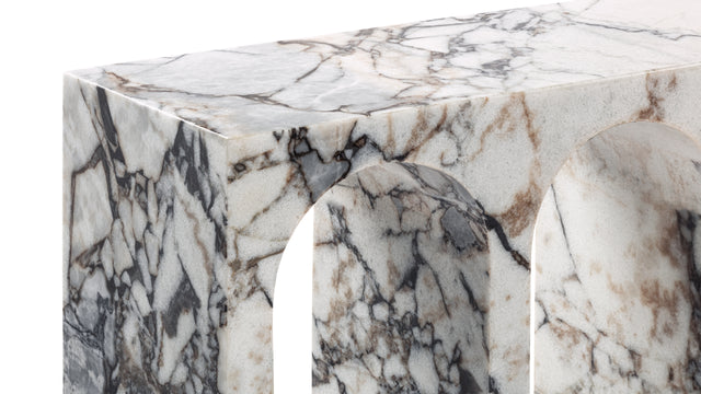 Venice - Venice Console Table, Modellato Marble