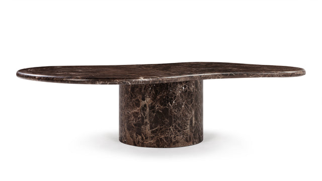 Cloud - Cloud Coffee Table, Dark Emperador Marble