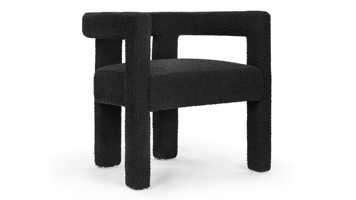 Tala - Tala Armchair, Ink Black Boucle