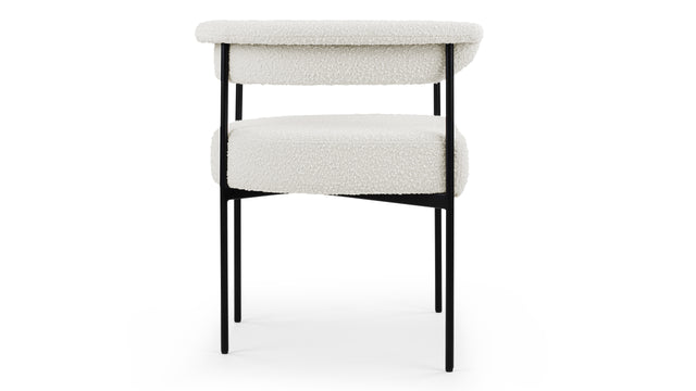 Mei - Mei Armchair, Warm White Boucle