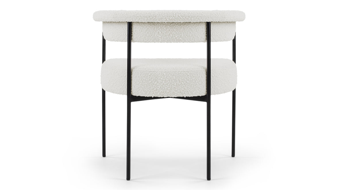 Mei - Mei Armchair, Warm White Boucle