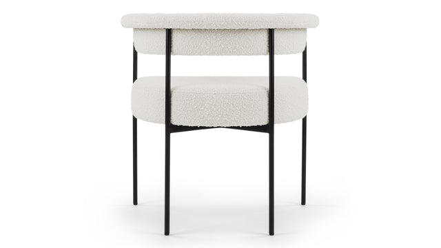 Mei - Mei Armchair, Warm White Boucle